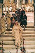 Sir Lawrence Alma-Tadema,OM.RA,RWS The Triumph of Titus by Lawrence Alma-Tadema Spain oil painting artist